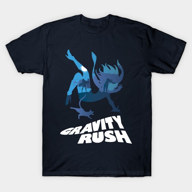 Gravity Rush T-Shirt by Alundrart